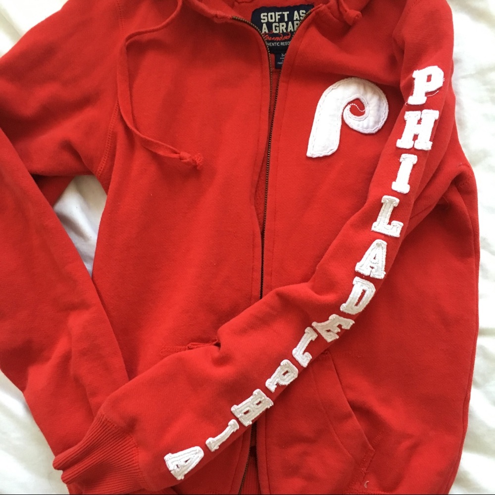 Philadelphia Phillies Zip Up Sweatshirt